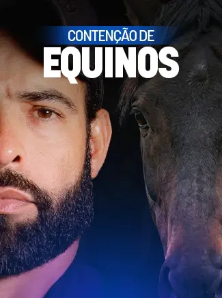Contenção de equinos com técnica